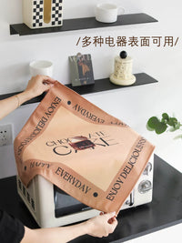 Dustproof Cover Cloth for Microwave Oven, Toaster Oven, Rice Cooker, Air Fryer - Universal Appliance Dust Cover