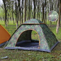 Aolacow Automatic Pop-Up Camping Tent with Moisture-Proof Mat for Outdoor Beach Overnight