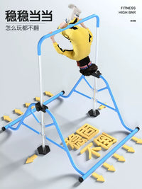 Foldable Kids Indoor Pull-Up Bar with Swing and Growth-Promoting Stretch Function