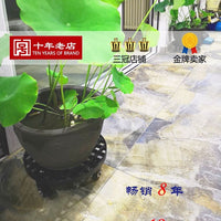 Heavy-Duty Outdoor Planter Caddy with Universal Wheels, Thickened Resin Rolling Plant Stand Base