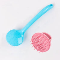 Detachable Non-Stick Pan Scrubber with Steel Wire Ball for Kitchen Cleaning