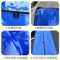 Mattress Moving and Storage Bag with Zipper and Handles, Waterproof Thickened Protector Cover