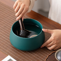 Minimalist Tea Wash Basin for Tea Ceremony Waste Water and Utensil Cleaning