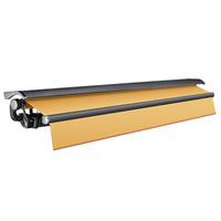Retractable Aluminum Alloy Awning for Outdoor Windproof Sunshade and Rain Shelter