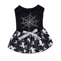 Halloween Pet Costume Dress for Dogs - Pumpkin, Skull, Witch, Spider Designs