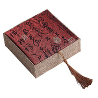 Jewelry Gift Packaging Box with PP Bag and Zipper Dustproof Bag for Bracelets and Necklaces