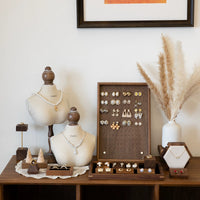 Jewelry Display Stand for Necklaces, Earrings, Rings, and Bracelets - Retail Store & Booth Organizer