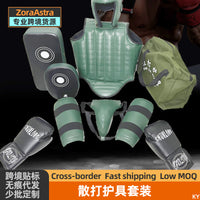 Adult & Kids Muay Thai Boxing Training Protective Gear Set - Head, Chest, Leg, Groin Guards