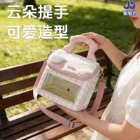 Insulated Portable Bird Carrier Backpack, Plush Warm Travel Cage Bag for Parrots and Small Pets