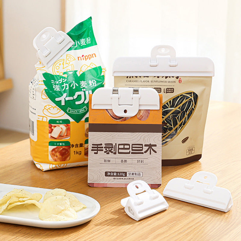 Japanese Style Food Sealing Clips for Kitchen Storage, Moisture-proof Snack Bag Clips, Home Food Freshness Keepers