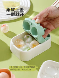 Sherry Mini Silicone Ice Ball Mold for Refrigerator, Food-Grade Ice Cube Tray