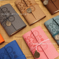A6 Vintage Loose-Leaf Journal with Kraft Paper and Tie Closure