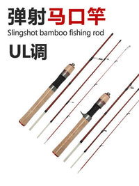 Portable Ultralight Spinning/Casting Rod for Travel and Stream Fishing
