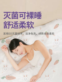 Printed Disposable Cotton Sleeping Bag for Travel, Hotel, Business Trip, Train - Single/Double, Portable, Dirt-Proof