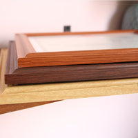 New Chinese Style Wooden Photo Frame with Acrylic Front for A4/A3/4K/8K Certificates & Posters, Wall Mount or Tabletop Display