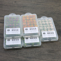 Mixed Color Flower Cluster Model for Diorama and Architectural Scenery
