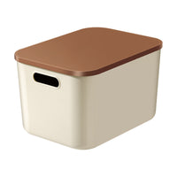 Stackable Storage Box with Lid for Toys, Cosmetics, and Clothing