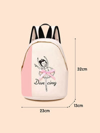 Girls' Ballet Dance Backpack, Large Capacity Kids Latin Dance Bag, Fashion Practice Shoulder Bag