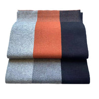 Men's Winter Knit Cashmere Scarf Long Plaid Warm Shawl