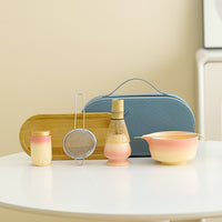 Japanese Matcha Tea Ceremony Set with Whisk and Bowl