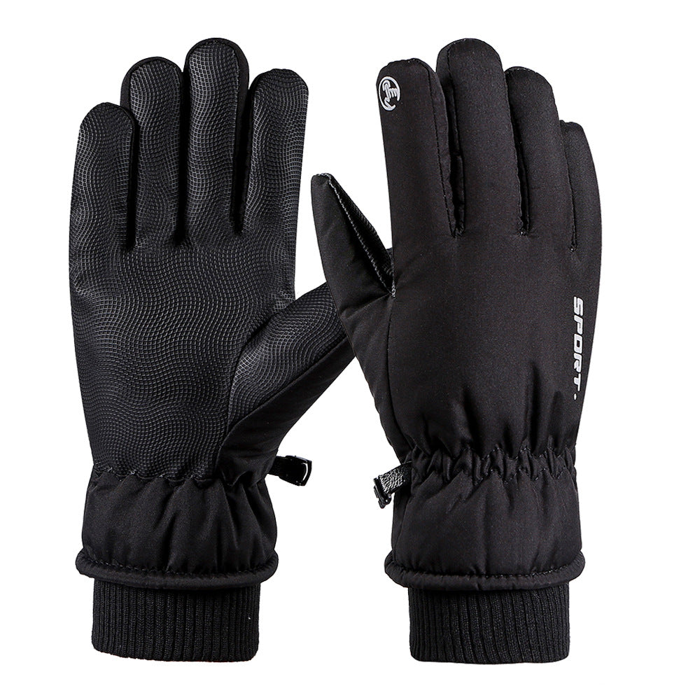 Unisex Winter Warm Ski Gloves with Touchscreen Function for Outdoor Cycling and Driving