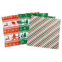 Christmas Oil-Proof Food Wrapping Paper for Burgers, Bread, and Fried Chicken
