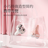 Triple-Head Microcurrent Facial Massager with EMS, Rechargeable Portable Beauty Device for Home Use