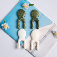 Jade Frog Gua Sha Massager for Face, Nose, and Eyes - Acupressure Tool