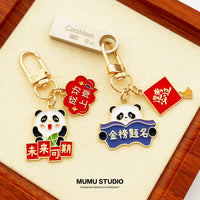Panda Keychain Bag Charm for Students, Exam Success Gift