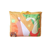 Cartoon Kids' Oxford Cloth Storage Bag for Quilts, Bedding, and Pillows - Portable Handbag Design