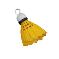 Badminton Racket & Shuttlecock Keychain Pendant for Sports Fans
