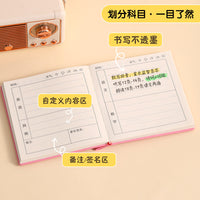 Mini Portable Capybara Notebook Set for Students, Cute Pocket-Sized Memo Pads for Class Notes