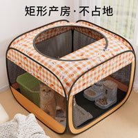 Pet Birthing Whelping Box Foldable Tent for Cats and Small Dogs
