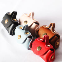Dollhouse Miniature Leather Handbag Cosmetic Bag for OB11 Scene Accessories