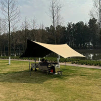 Butterfly Tarp Tent Sunshade - Portable, Thickened, Rainproof, Heat-Insulating for Outdoor Camping & Beach