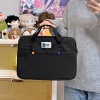 Stylish Laptop Sleeve for Women, 11-14 inch, with Handle and Storage for Tablet/Keyboard