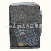 Sewing Machine Dust Cover with Pockets, Foldable Storage Bag