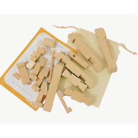 Mortise and Tenon Wooden Puzzle Building Blocks DIY Model Kit for Kids