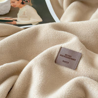 Double-Sided Faux Cashmere Multifunctional Blanket Thickened Plush Office Nap Blanket Sofa Shawl Throw