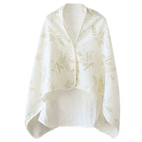 Thin Cotton Shawl for Summer & Spring - Crepe Windproof Neck & Shoulder Protection for Postpartum & AC Rooms