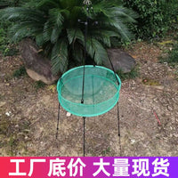 Outdoor Windproof Bird Feeder Net Bag with Top and Bottom Buckles for Garden and Yard