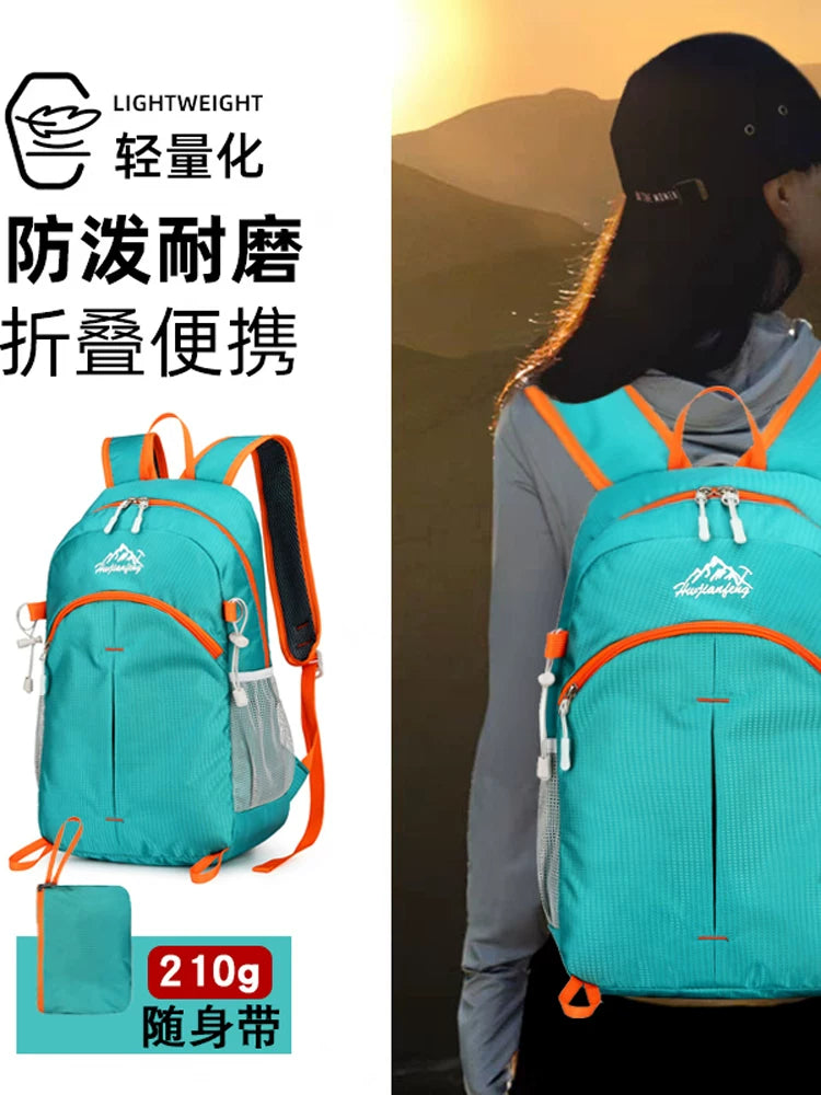2026 New Lightweight Foldable Travel Backpack for Women and Men - Water-Repellent Outdoor Hiking Skin Pack