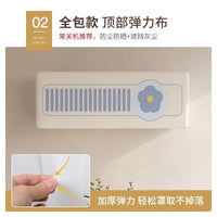 Air Conditioner Dust Cover with Wind Deflector for Split AC Units, Anti-Direct Blowing, Universal Fit