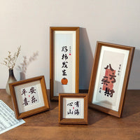 Vintage Style Calligraphy Art Photo Frame for Desk Display