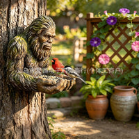 Bigfoot Tree Bird Feeder Outdoor Garden Decoration