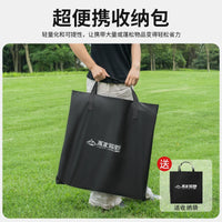 Portable Folding Camping Table with Hydraulic Rods - Multi-functional Liftable Outdoor Tactical Table for Balcony & Stall