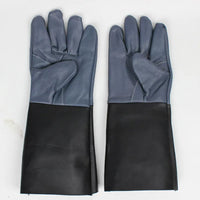Long Leather Welding Gloves Heat Resistant Puncture Proof Safety Work Gloves