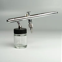Gravity Dual-Action Airbrush Kit with 22ml Cups for Tattoo, Model Painting, and Furniture Repair