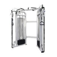 Commercial Dual-Arm Functional Trainer with Integrated Training Rack