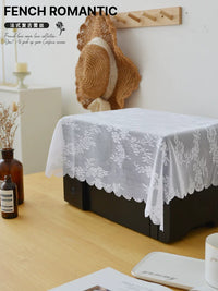 Lace Dust Cover for Small Appliances, Coffee Machines, Printers, and Fax Machines